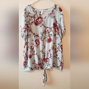 Star Vixen Light Blue Blouse, size 3x